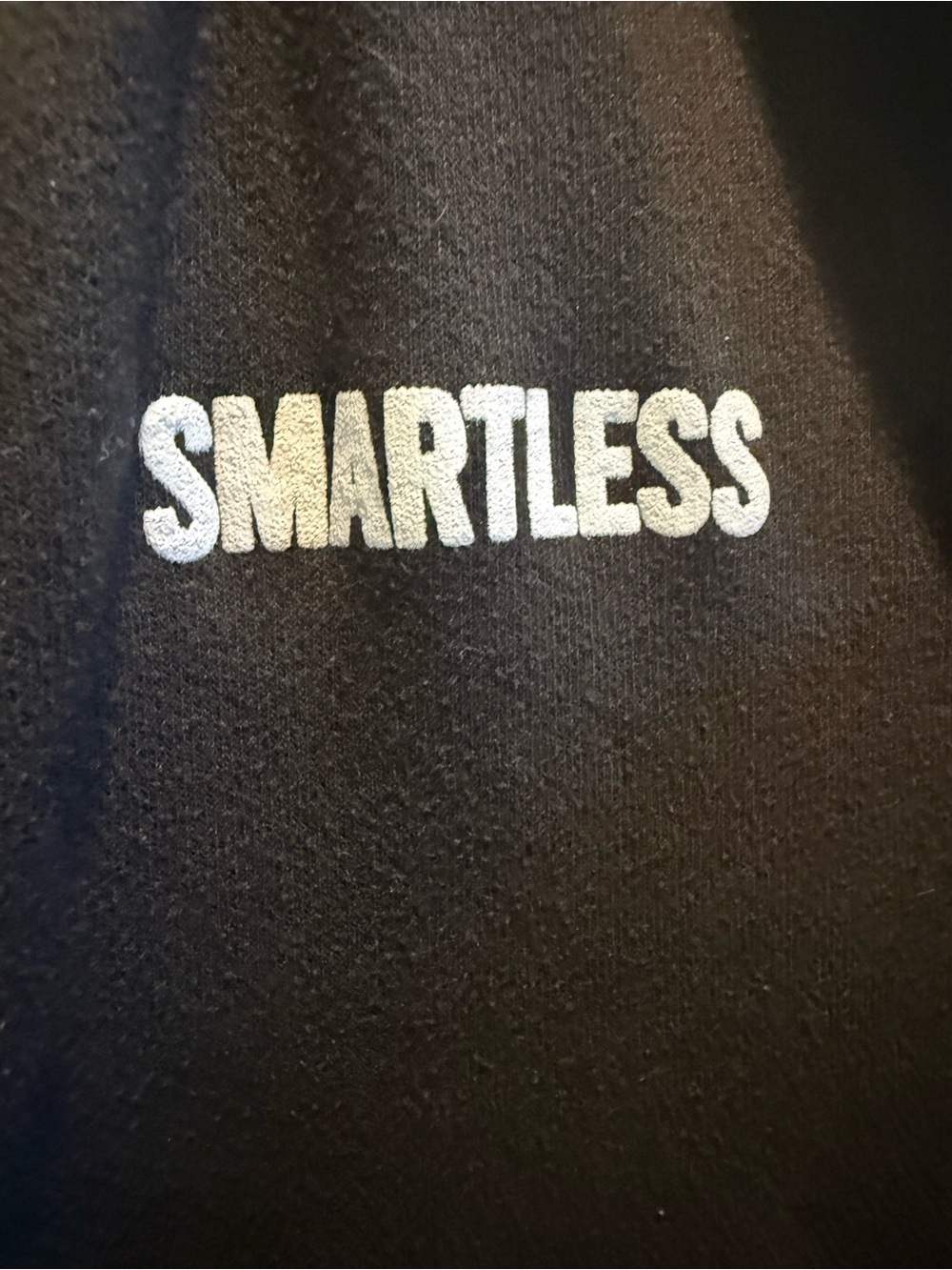 SmartLess Black Zip-Up Hoodie Podcast Merch - Picture 4 of 6